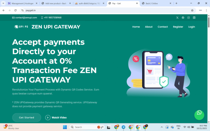UPI Merchant Payment Gateway Source Code | 8 UPI Gateway PHP Script - Image 2