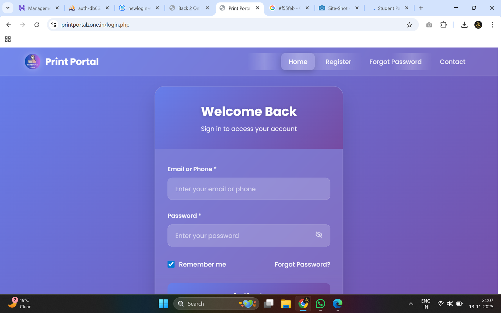 Aadhar Print Portal Source Code - Image 2